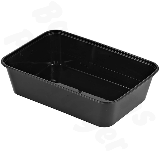 Nudelbakke, sort,500ml,175x120x35 ,50stk/crt=10pk