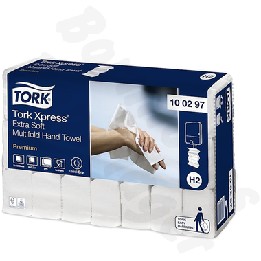 Håndklædeark Tork Xpress Comfort 4-fold H2 2100ark, 100297