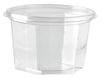 Plastbæger, 75 ml, 6-kantet, 96 stk/crt=10pk(2751)