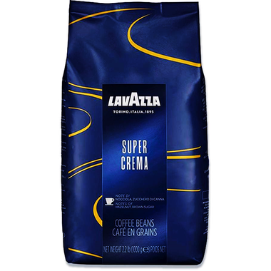 Kaffe Lavazza Supercrema Espresso hele bønner 1 kg