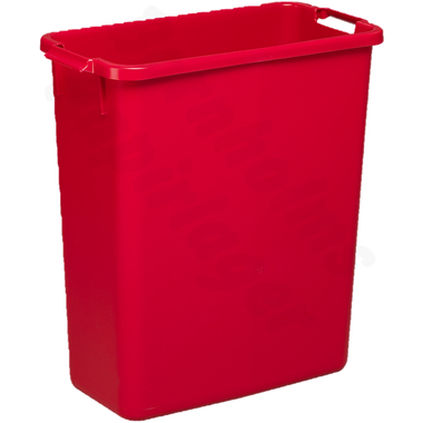 Affaldsspand Durabin, 60 l, rektangulær, rød