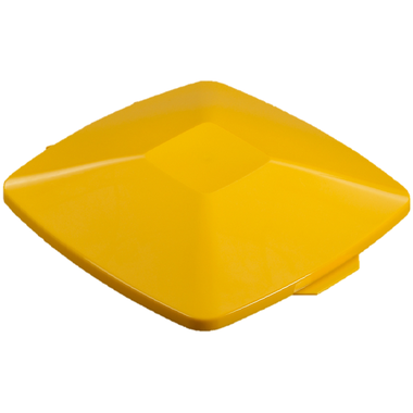 Låg Durabin, 40 l, rektangulær, gul