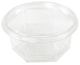 Plastbæger,50 ml 6-kantet, 96stk/crt=12pk